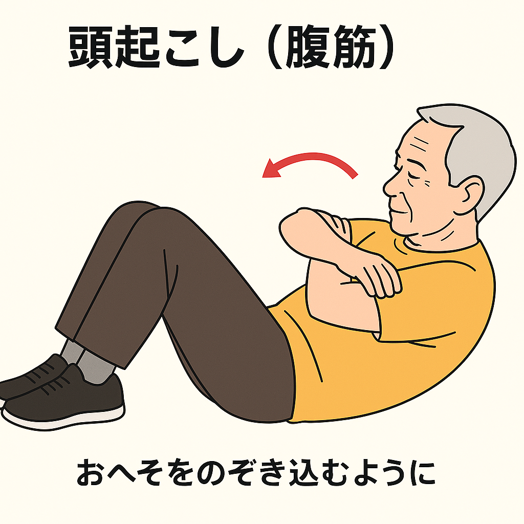 2-3-2.頭起こし（腹筋）